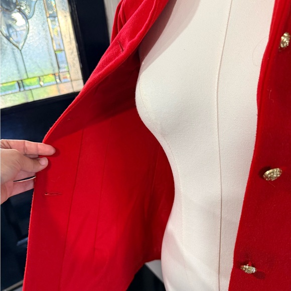 Janie and Jack Vibrant Red Cape Jacket - Picture 2 of 9